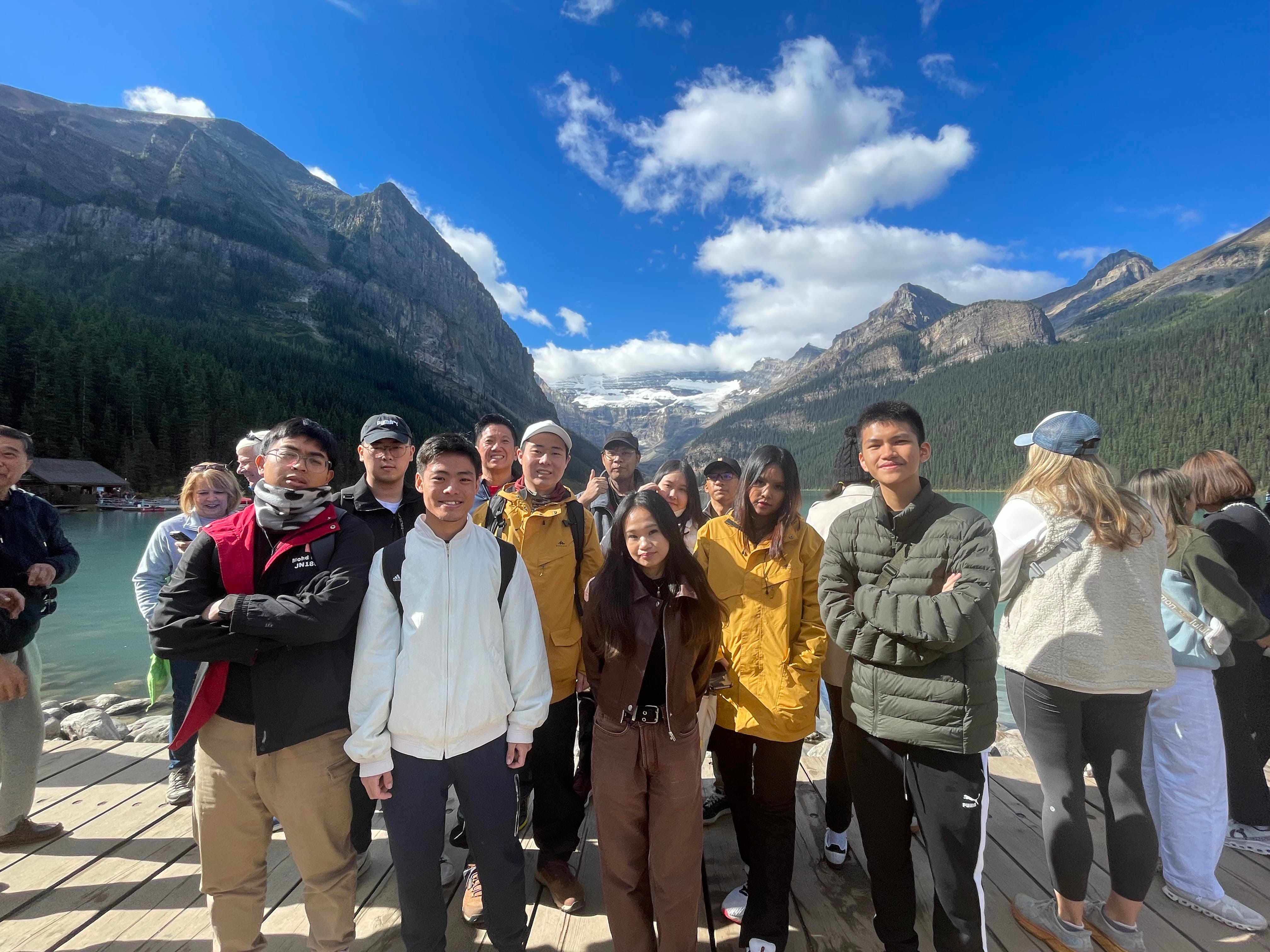 Group of students in Canada